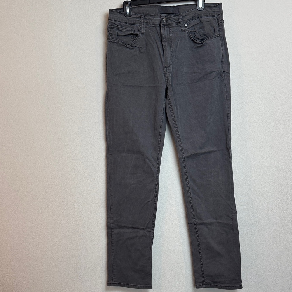 Joe's Jeans Charcoal Denim Pants - The Brixton - 34